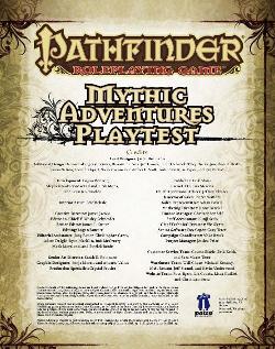 Mythic Adventures Playtest