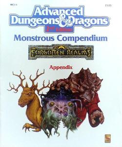Monstrous Compendium Forgotten Realms Appendix